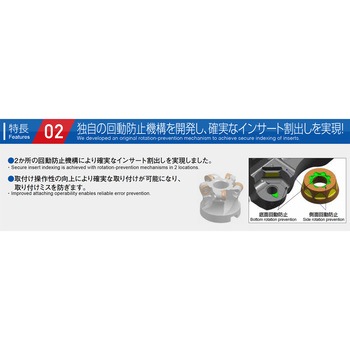 アルファ ラジアスミル RV用インサート MOLDINO(日立ツール)