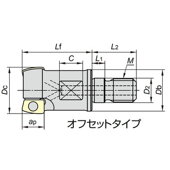 ガレア オフセットタイプ MOLDINO(日立ツール)