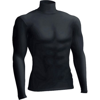 7122 33 Ss 適圧長袖ローネックシャツ 日新被服 サイズ Ss ブラック 7122 33 Ss 1着 通販モノタロウ