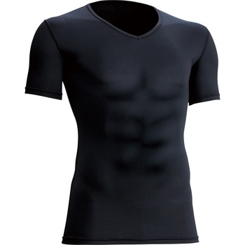 適圧半袖vネックシャツ 日新被服 インナーコンプレッション 半袖 通販モノタロウ 7101 33 S