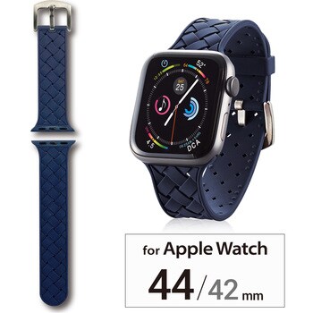 アップルウォッチ .青 42mm Apple Watch スマートウォッチバンド