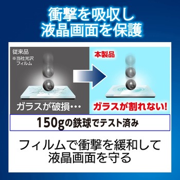 Nintendo Switch専用/液晶フィルム/ブルーライトカット/衝撃吸収/光沢 エレコム