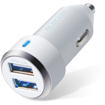 MPA-CCU13WH �J�[�`���[�W���[ �ԍڏ[�d�� USB�~2�|�[�g (��������) 3.4A �V�K�[�`���[�W���[ �V�K�[�\�P�b�g �G���R�� 42818704