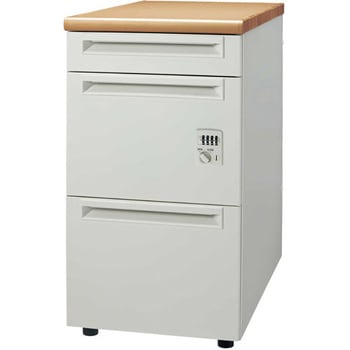 UJデスク 脇机 ダイヤル錠タイプ プラス(家具)