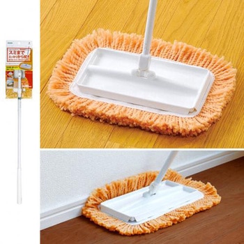 スミまで拭けるドライモップ伸縮タイプ アズマ工業