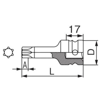 インパクト用トルクスソケット TONE トネ (前田金属工業)