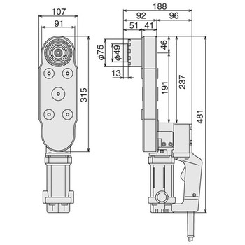 USS222T シャーレンチ 1個 トネ TONE (前田金属工業) 【通販サイト