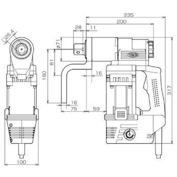 GST181 ナットランナー(シンプルトルコンGST) 1個 トネ TONE (前田金属