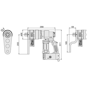 PDX301A 電動パワーデジトルク 1個 トネ TONE (前田金属工業) 【通販