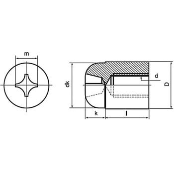 M4 UFOナット ナベ型(鉄/ユニクロ)(小箱) 1箱(1000個) 大阪魂 【通販