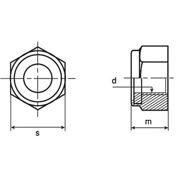 ナイロンナット 1種(チタン)(小箱) 巴工業