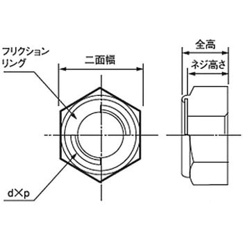 Uナット(S45C/生地) - 冨士精密