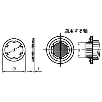 CS止め輪(CSTW)(ステンレス)(パック品) - オチアイ