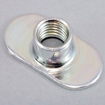 ウエルディングナット - F ダボ無し(鉄/3価ホワイト)(パック品) - オチアイ