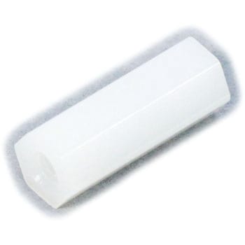 POM六角両雌ねじスペーサーAS(ジュラコン(R))(パック品) 廣杉計器