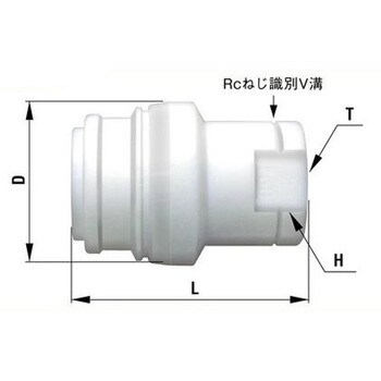 SCAL-8S-NPT-P セミコンカプラ 1個 日東工器 【通販サイトMonotaRO】