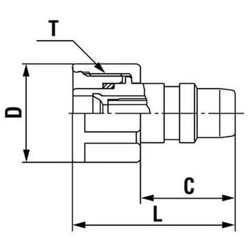 日東工器 セミコンカプラ SCF-2P-M26 FEP(FKM)-