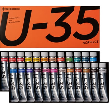 UA02024C U-35 20mL 24色セット 1セット(24色×20mL) ターナー色彩