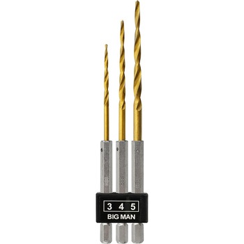 六角軸ハイス下穴テーパードリル3本組 - BIGMAN(ビッグマン)