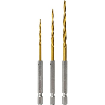 六角軸ハイス下穴テーパードリル3本組 - BIGMAN(ビッグマン)