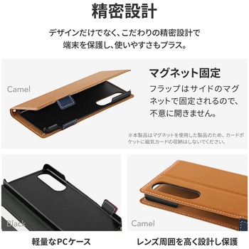 Xperia 1 V 薄型・軽量PUレザー手帳ケース 「Twoal W」 手帳型 マグネット仕様 スタンド機能 LEPLUS NEXT