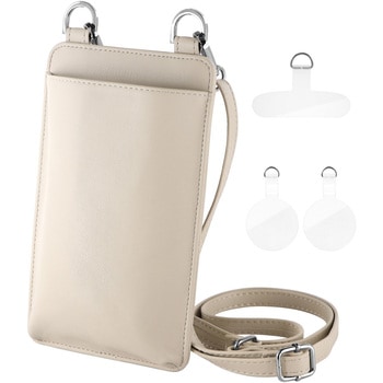 スマートフォン(汎用) ポーチ 「SHOULTY MULTI POUCH」 ミニマルタイプ ショルダーストラップ 長さ調整 カード収納 LEPLUS NEXT