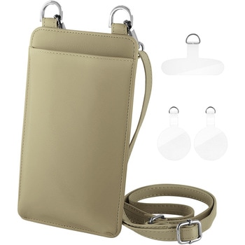 スマートフォン(汎用) ポーチ 「SHOULTY MULTI POUCH」 ミニマルタイプ ショルダーストラップ 長さ調整 カード収納 LEPLUS NEXT