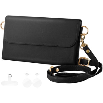 スマートフォン(汎用) ポーチ 「SHOULTY MULTI POUCH」 マルチタイプ ショルダーストラップ 長さ調整 カード収納 LEPLUS NEXT
