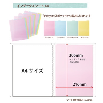 Pasty (パスティ) インデックスシート プラス(文具)