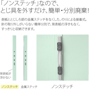 年組氏名 フラットファイル PLUS(プラス)[文具]