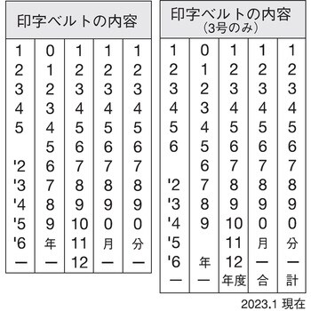 回転ゴム印エルゴグリップ欧文トビ日付 5号 シヤチハタ 回転印 【通販