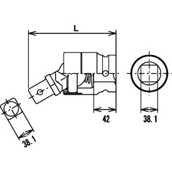 WUJ-1.1/2 インパクトユニバーサルジョイント 1個 FPC 【通販サイト