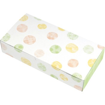 ルミアサービス箱 和み柄 緑 ヤマニパッケージ