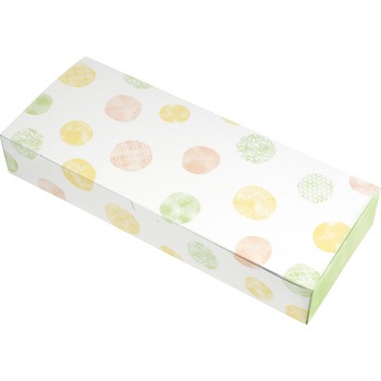 ルミアサービス箱 和み柄 緑 ヤマニパッケージ