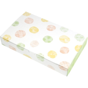 ルミアサービス箱 和み柄 緑 ヤマニパッケージ