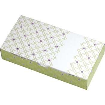 ルミアサービス箱 七宝 つなぎ もえぎ色 ヤマニパッケージ