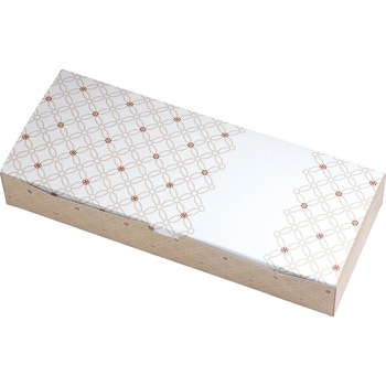 ルミアサービス箱 七宝 つなぎ くり色 - ヤマニパッケージ