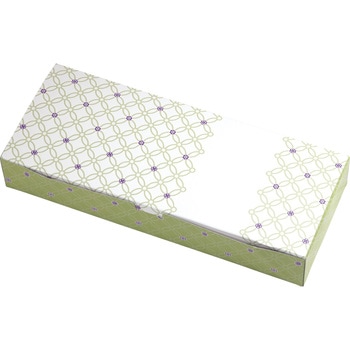 ルミアサービス箱 七宝 つなぎ もえぎ色 ヤマニパッケージ