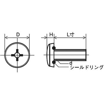 (+)シールビス ナベ(ステンレス)(小箱) 大阪魂