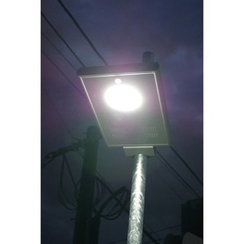 ソーラーLEDライト グリーンクロス