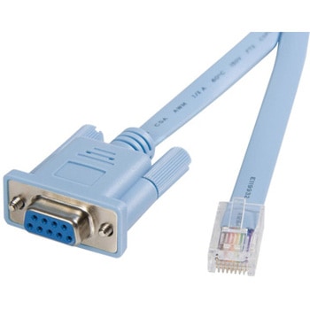 RJ45-DB9 Ciscoコンソールケーブル 1.8m RJ45 オス - D-Sub 9ピン メス シスコルータ用ケーブル StarTech.com