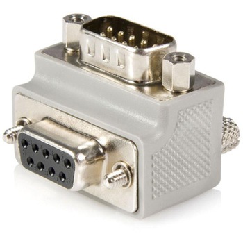 シリアル D-Sub9ピン - D-Sub9ピン L型(270°)変換アダプタ オス/メス StarTech.com