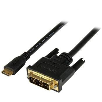 Mini HDMI - DVI-D変換ケーブル 2m オス/オス - StarTech.com