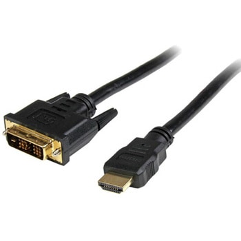 0.5m HDMI - DVI-D変換ケーブル HDMI オス - DVI-D オス StarTech.com