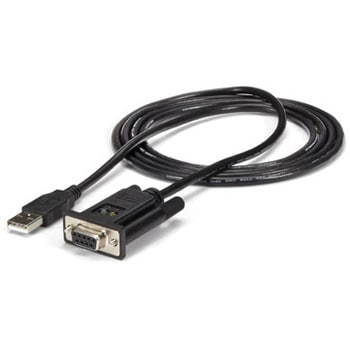 1ポートUSB-ヌルモデムRS232Cシリアル変換ケーブル(クロスケーブル) 1x USB A オスー1x DB-9(D-Sub 9ピン) メス - StarTech.com