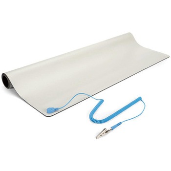 60cm x 70cm 作業場用静電気防止シート/帯電防止マット ベージュ StarTech.com