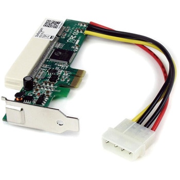 PCI Express-PCI変換カード 1x PCI Express x1 (オス)-1x PCIスロット(メス)/ ペリフェラル用電源 4ピン StarTech.com