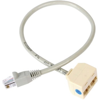 RJ45SPLITTER RJ45モジュラー分岐スプリッタ LANケーブル分配二股