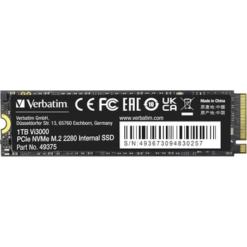 NVMe PCIe Gen3.0x4 PCIe3.0 Vi3000シリーズ 国内代理店IO Dataサポート Verbatim