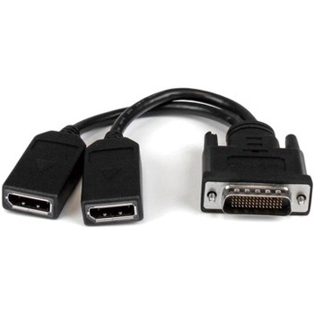 20cm DMS 59 デュアルDisplayPort分岐ケーブル 1x DMS-59 オス - 2x ディスプレイポートDP メス StarTech.com